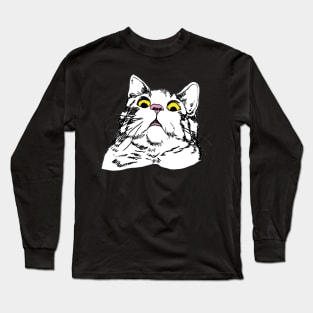 Cat Gasp Long Sleeve T-Shirt